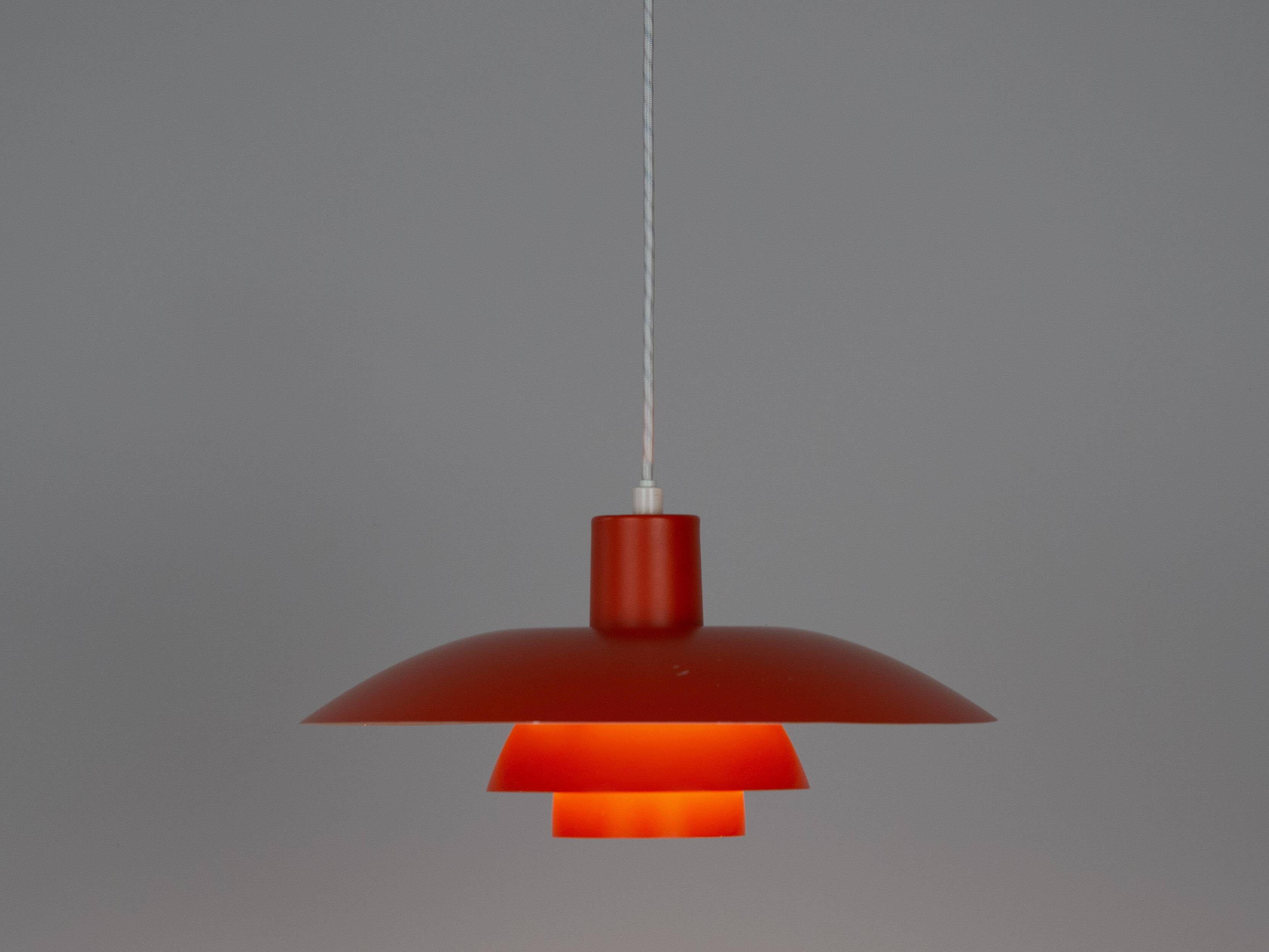 Danish suspension PH 4/3 by Poul Henningsen, Louis Poulsen, 1958