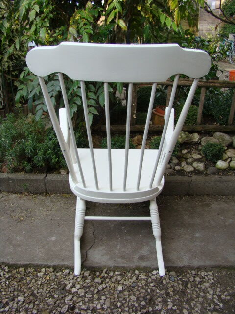 Rocking wood chair 50s