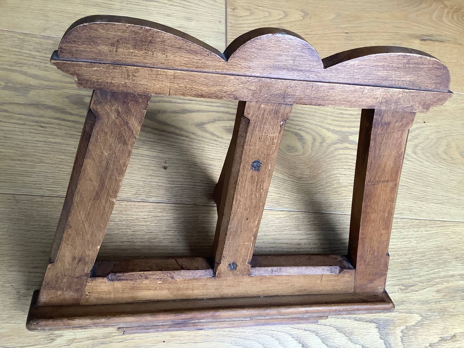 Old reading desk table lectern