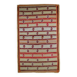 Handmade antique American hooked rug 97cm x 161cm 1890s - 1B506