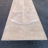Renovated extendable monastery dining table in solid oak 220-300cm