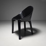 Set of six "Lira" dining chairs by Mario Bellini for Cassina, Italy, 1980s.