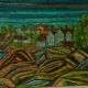Huile sur toile « Vue » d'Alvar Andersson