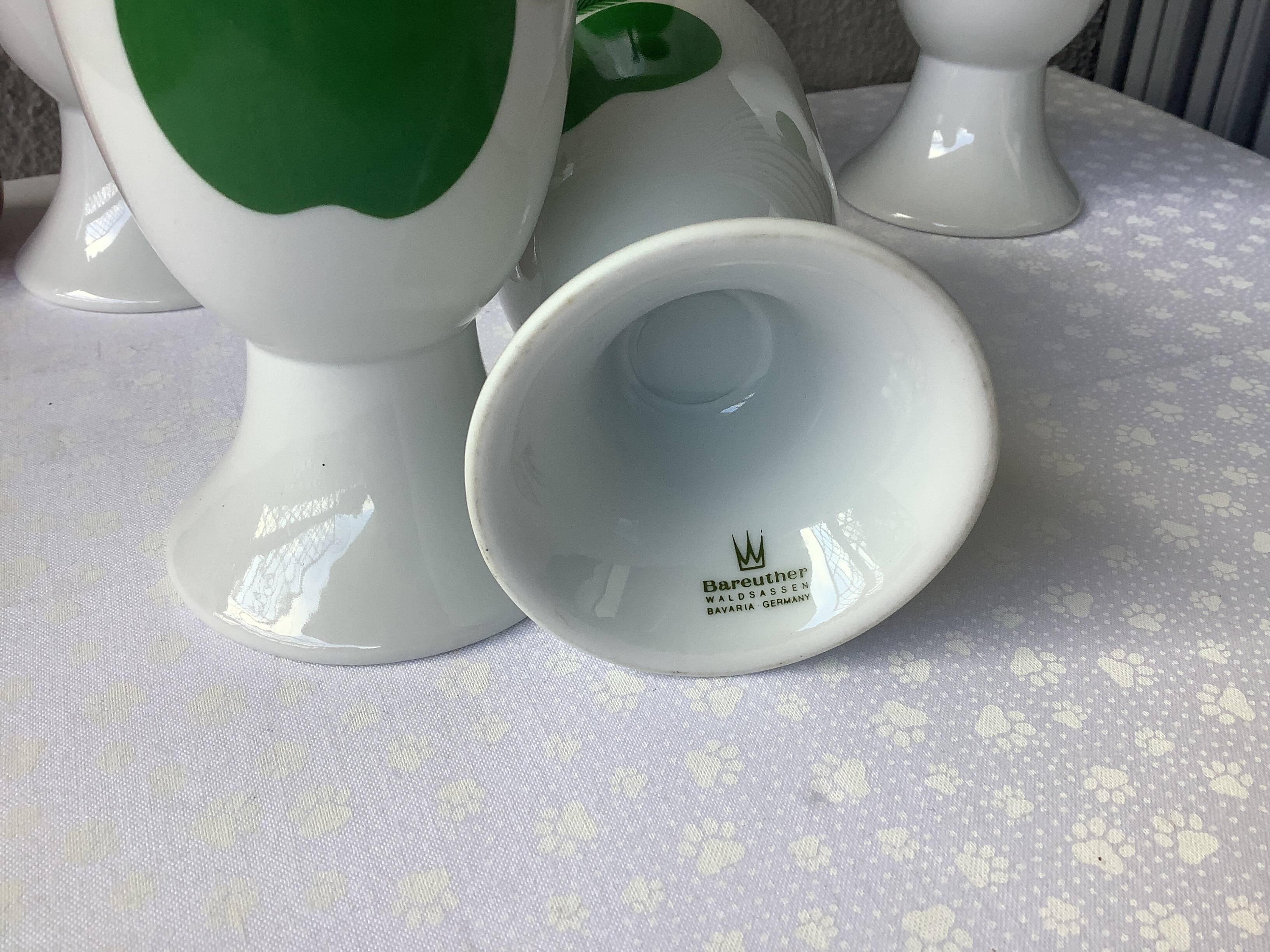 Apple cups Bareuther Waldsassen Bavaria