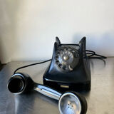 1940’s Scandinavian Bakelite Rotary analog Telephone