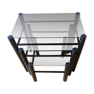 tables gigognes en verre