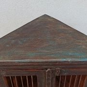 Old wooden corner cabinet