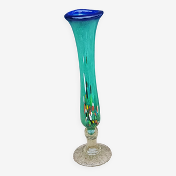 Vase en verre de Biot à inclusions