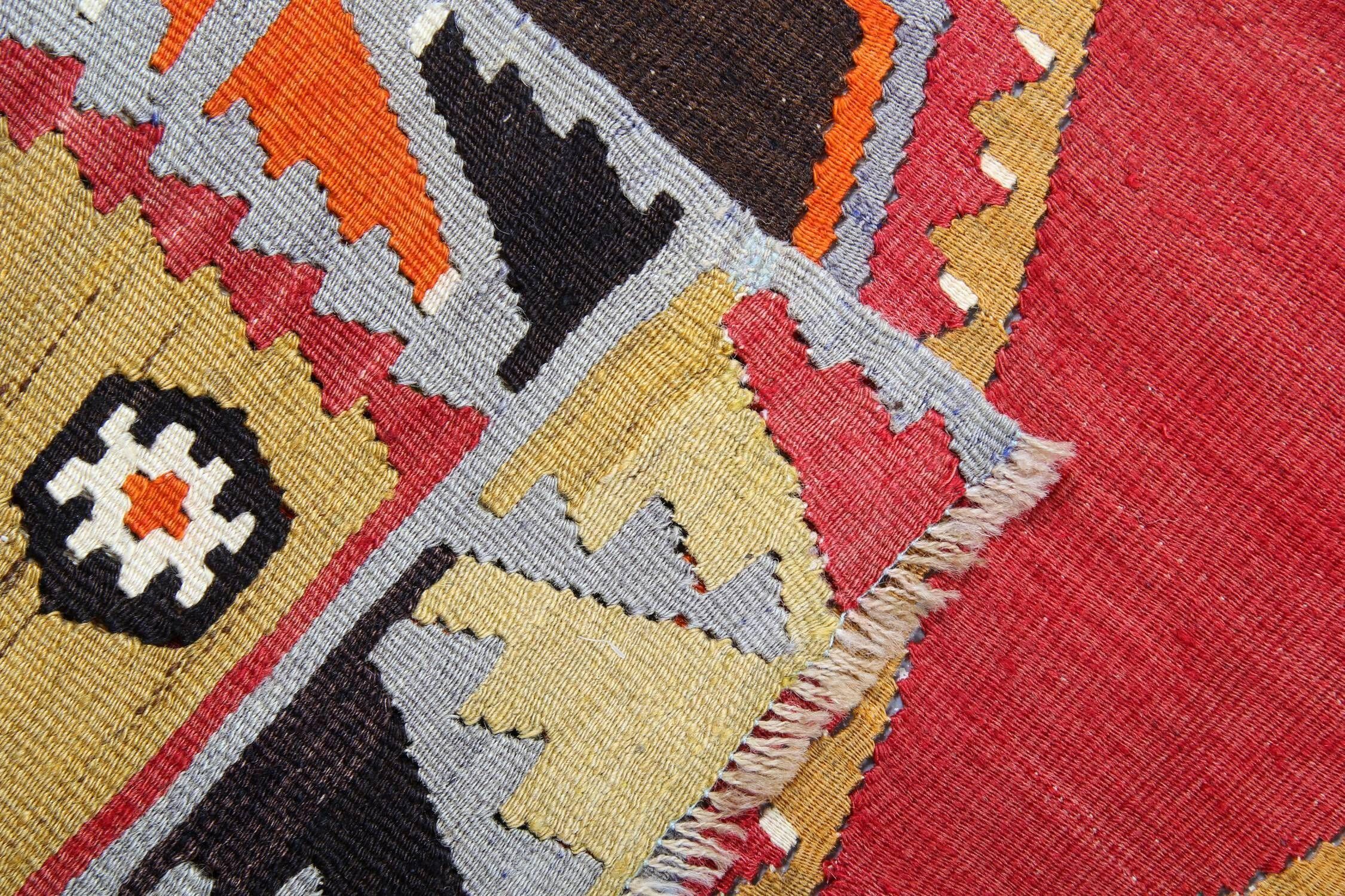 Antique Turkish Şarkışla Kilim Rug Anatolian Flatweave Rug Vintage Rust