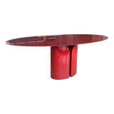 MDF Italia NVL Table – 200 cm Oval – Glossy Red