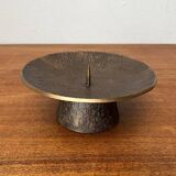 Brutalist Bronze Candle Holder Mid-Century, 1960s
