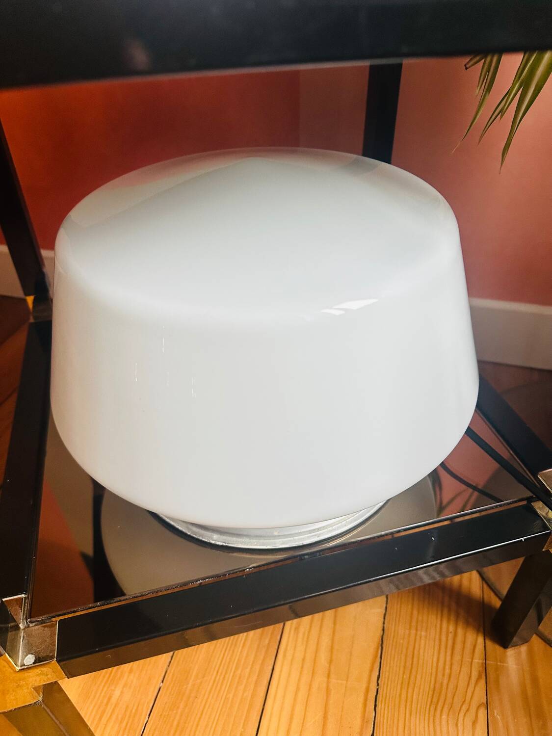 Vintage opaline lamp