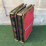 Pair of Lafuma sun beds