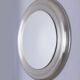 VINTAGE 1960S ROUND WALL MIRROR IN METAL BY GOFFREDO REGGIANI