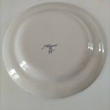 Saint Clément Tulip plate, hand-decorated