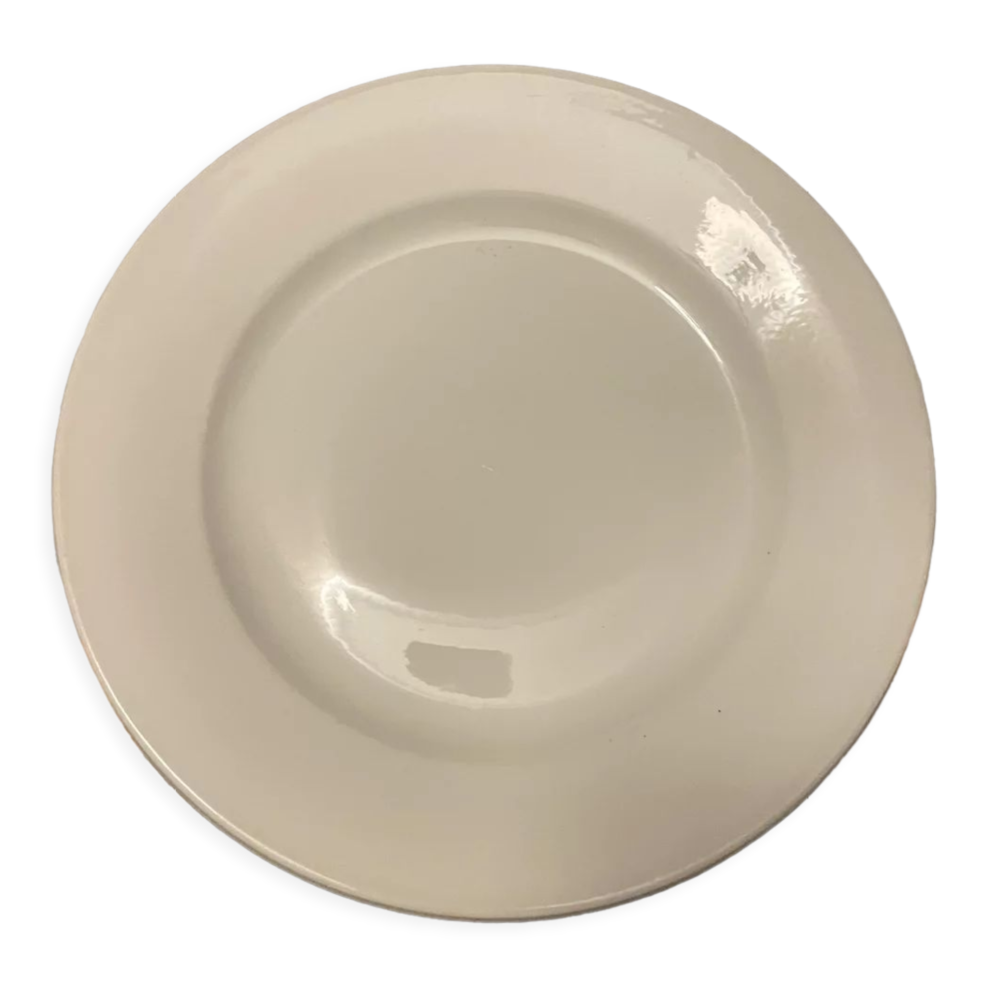 White porcelain plates
