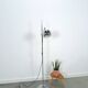 Space age chromen staande bol lamp vloerlamp