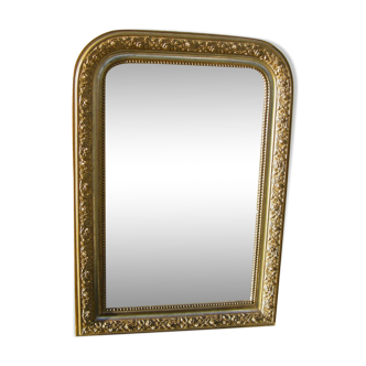 Mirror in gilded wood