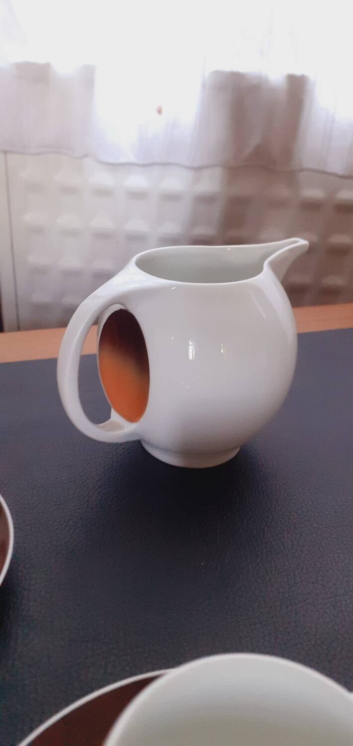 Part of a Sputnik Space Coffee Service, 70s, Manufacture Royale Lim