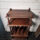Antique walnut music cabinet