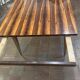 Table en ébène de Macassar laquée vers 1950