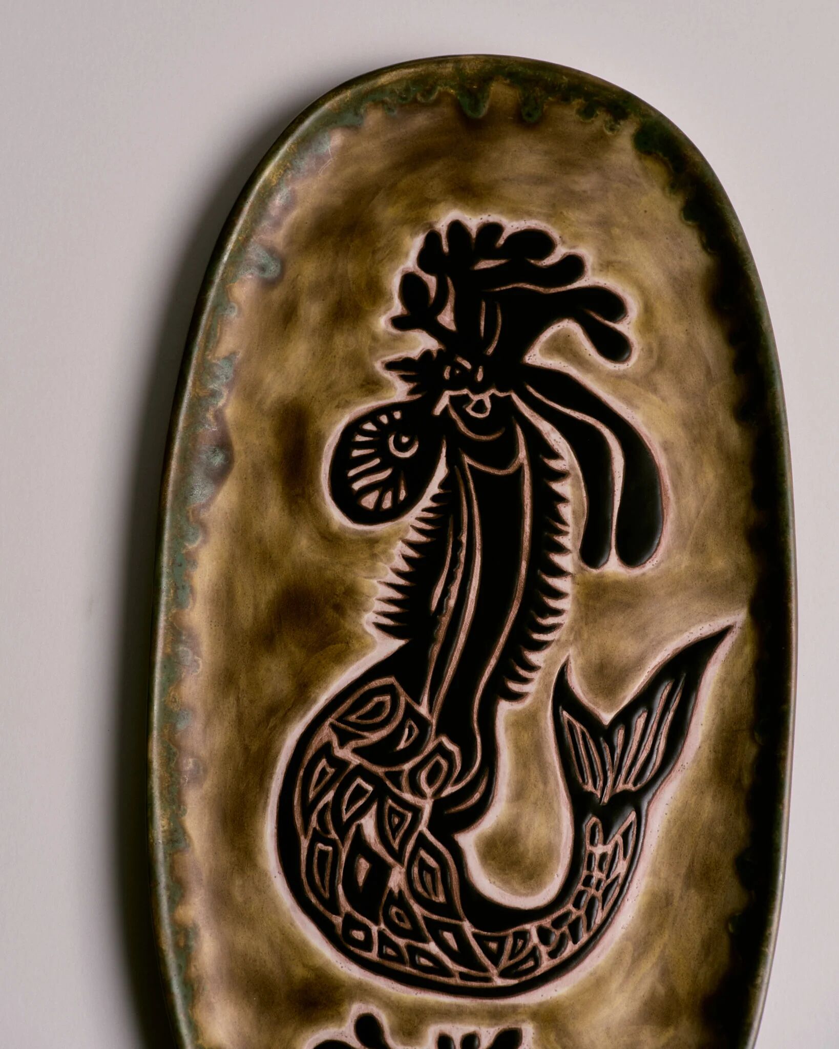 Ceramic dish, Jean Lurçat, 1950s