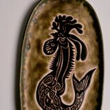 Ceramic dish, Jean Lurçat, 1950s