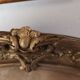 Golden oval frame XXth