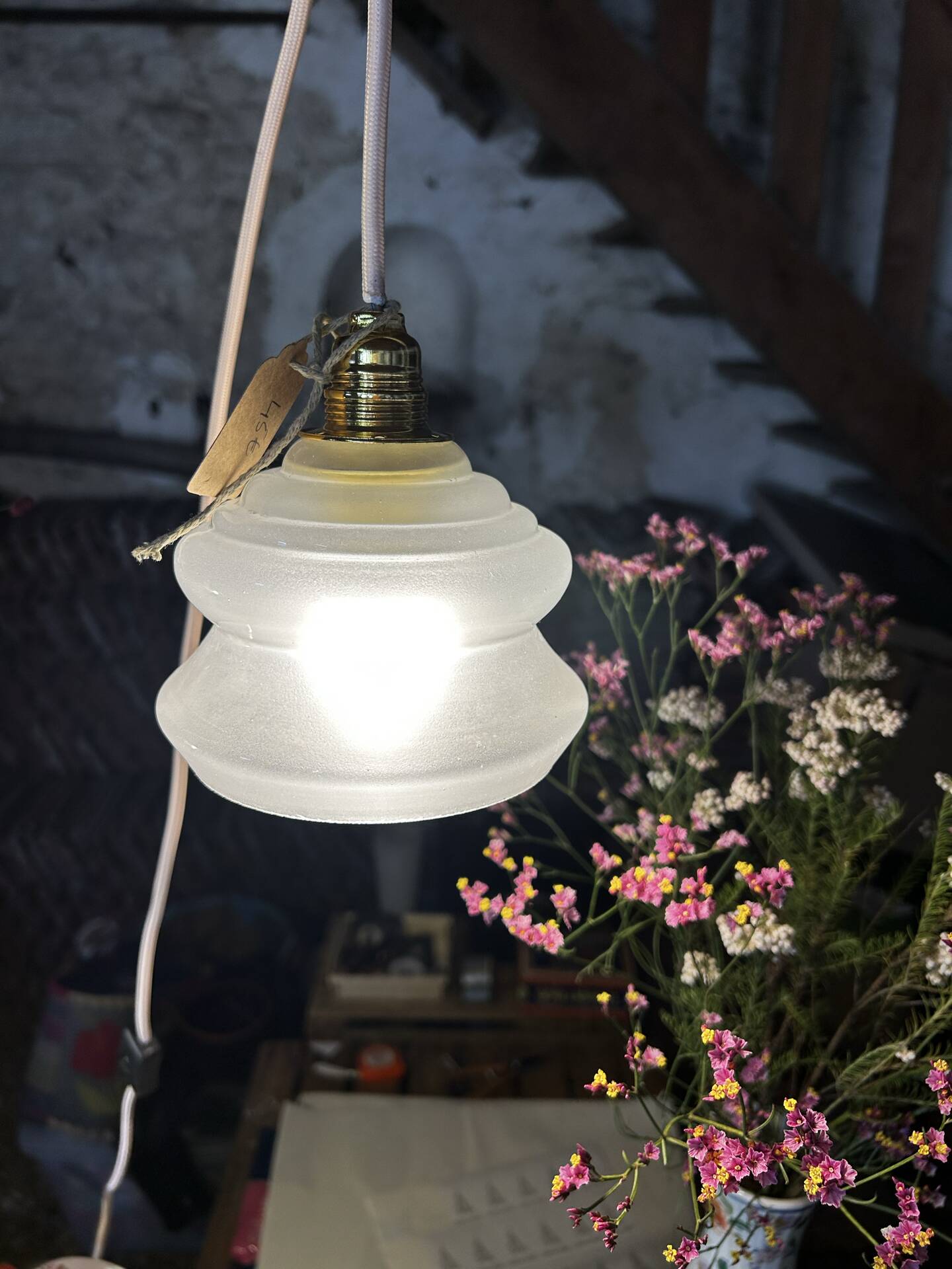 Vintage portable lamp