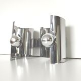 Double seventies space age wall lamp
