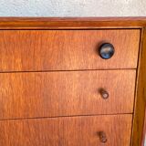 Scandinavian sideboard with 5 vintage drawers