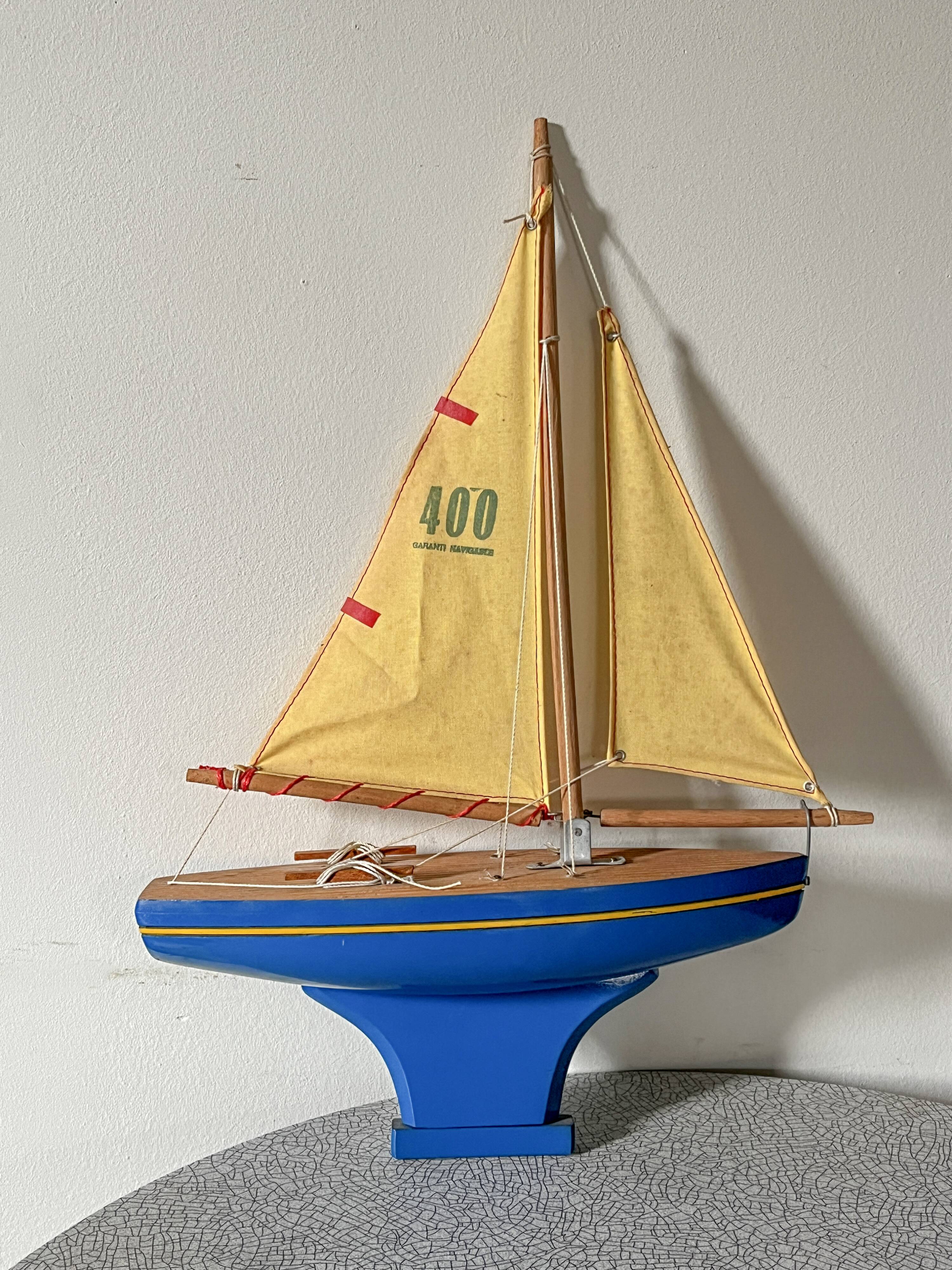 Tirot 400 basin sailboat, vintage toy
