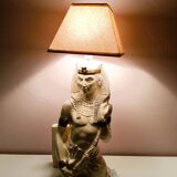Pharaoh statue table lamp