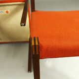Set of 4 PIA chairs by Poul Cadovius for Girsberger, 1960s