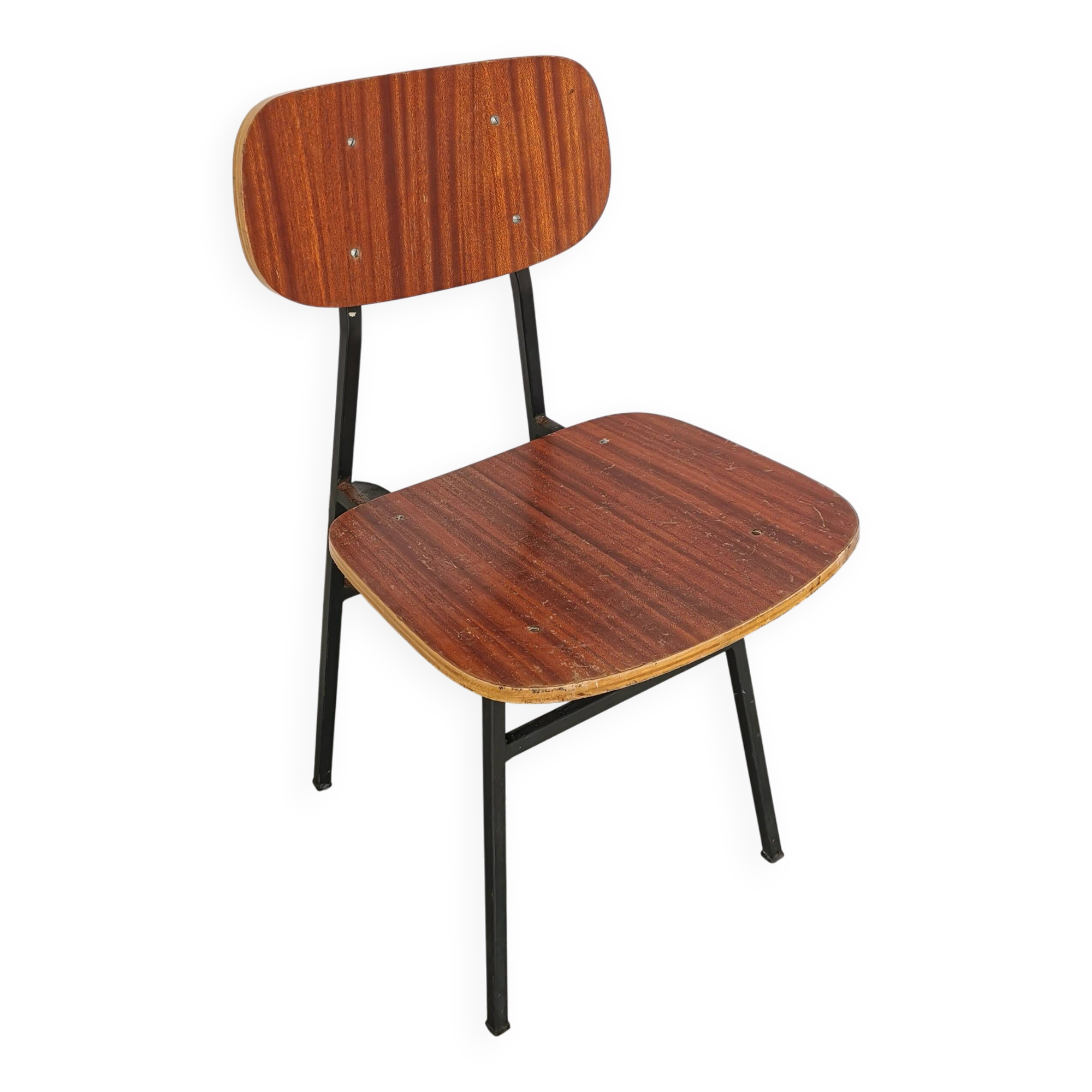 Vintage stol kamnik school chair: 1970s yugoslavia, industrial design