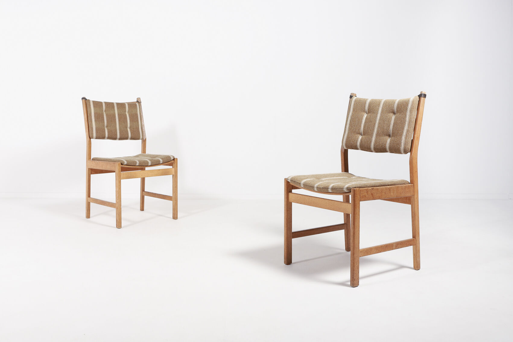 Bench in 3 elements and pair of chairs by Kurt Østervig for KP Møbler Denmark 1960