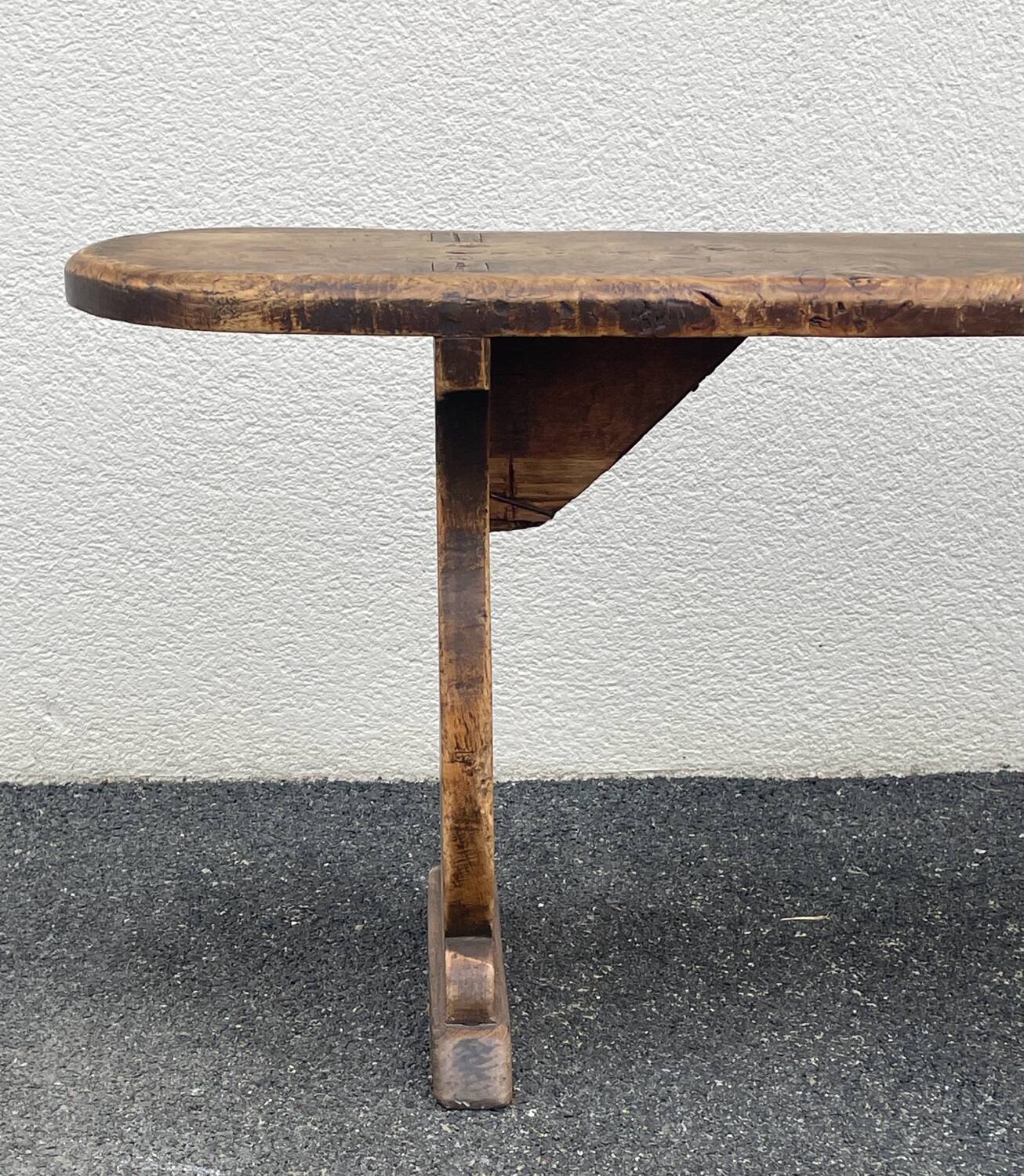 Farm bench from the early 20th century