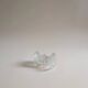 Glass candle holder