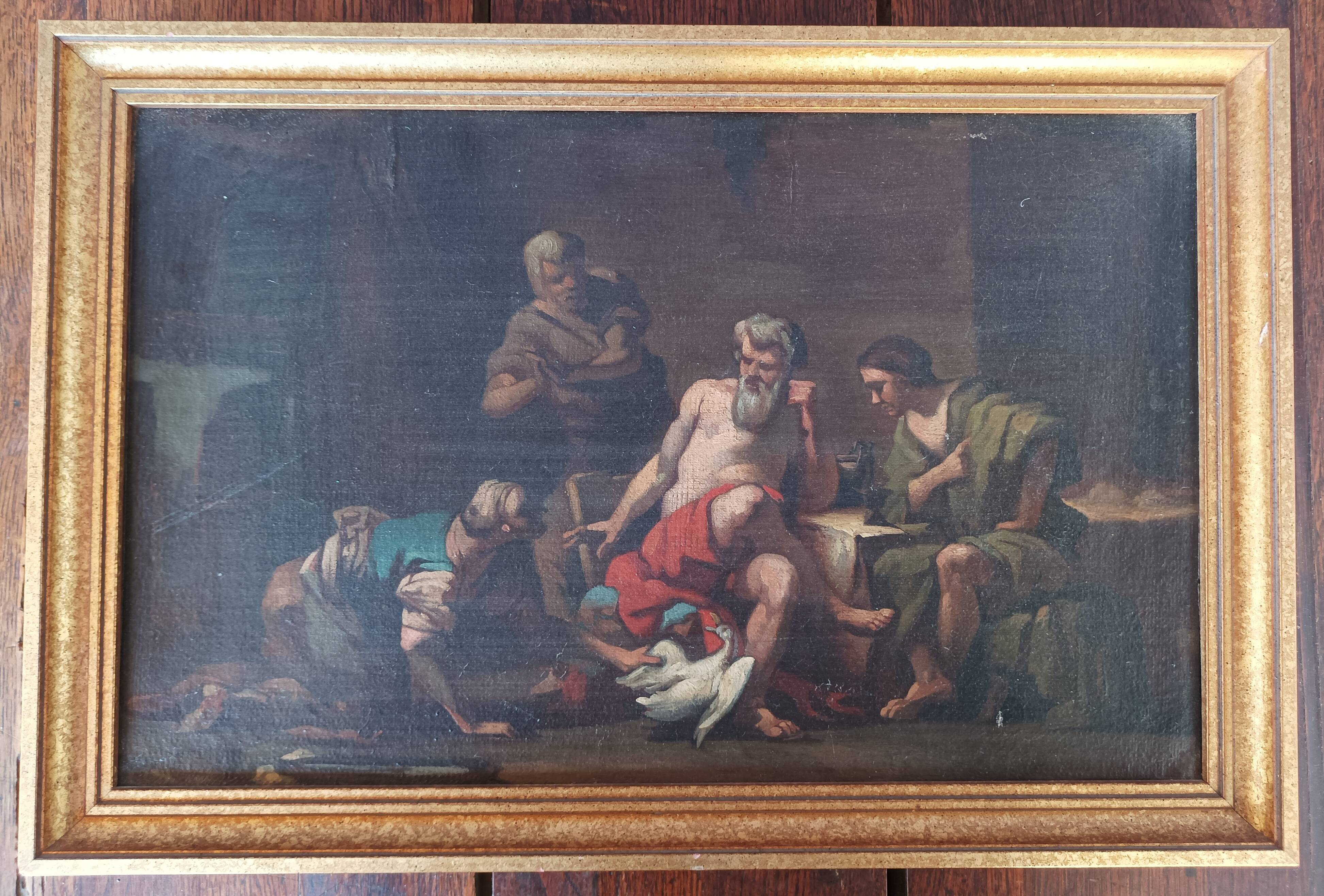 French school after Jean-Bernard Restout copy late eighteenth