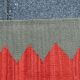 2x6 Kilim Salmon & Red Modern Decorative Wool Kilim Rug, 73x188 Cm