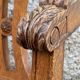 American office chair Louis XVI style wood and caning 1900