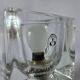 Midcentury Rare Ice Cube Glass Table Lamp, Peill & Putzler, Germany, 1970s