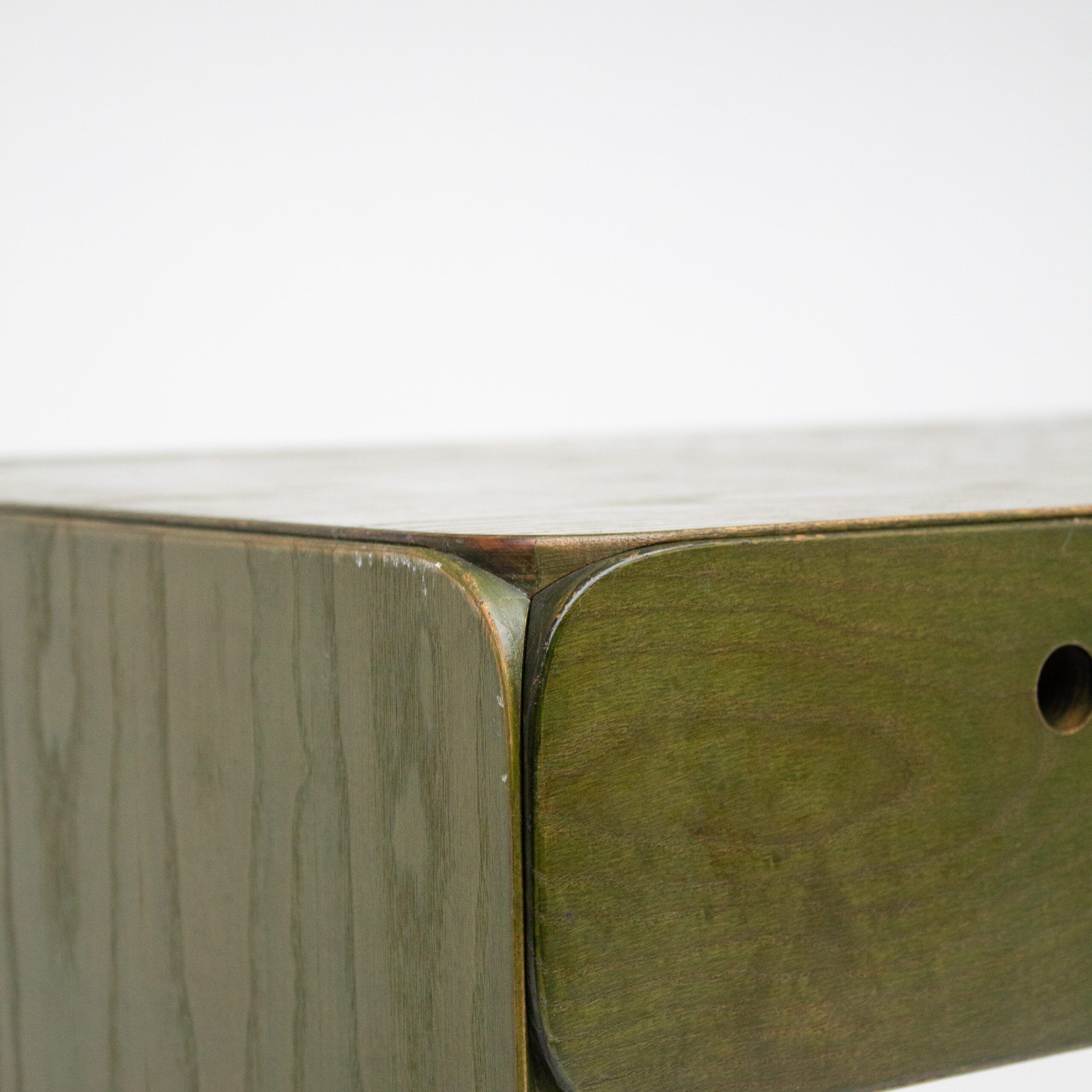 Vintage green desk by Derk Jan de Vries