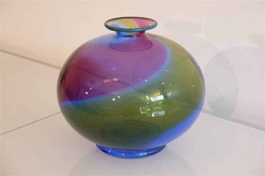 Swedish glass vase 1970