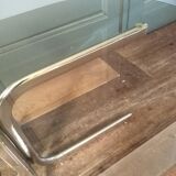 Glass and chrome coffee table 1970