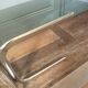 Glass and chrome coffee table 1970