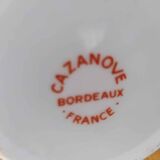 Pichet ancien en faïence Cazanove Bordeaux