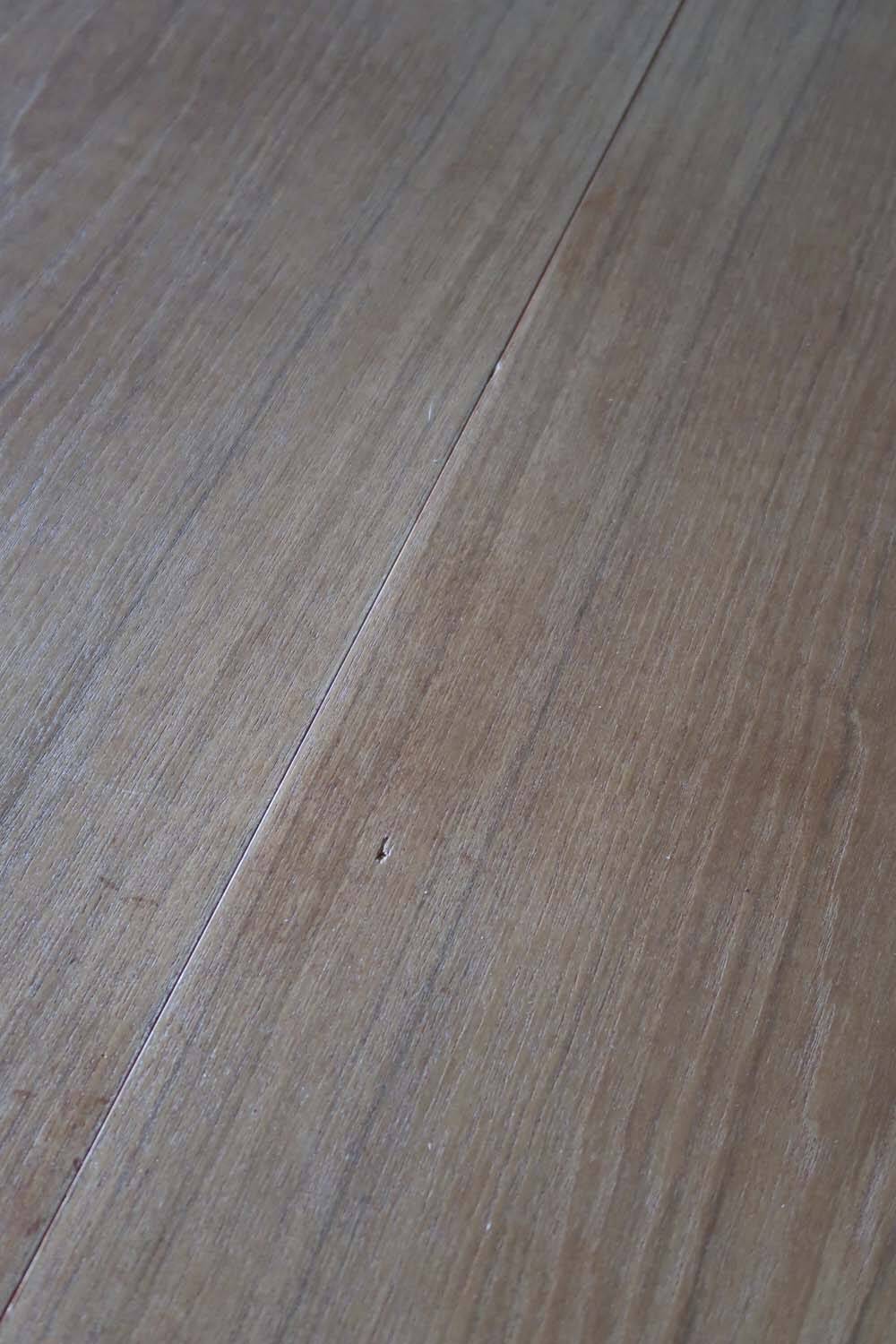 Scandinavian light wood round table