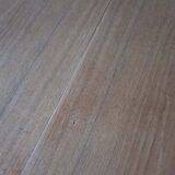 Scandinavian light wood round table