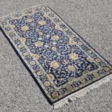 Tapis d'Orient Kashan Iran : 1.37 X 0.98 Mètres en laine